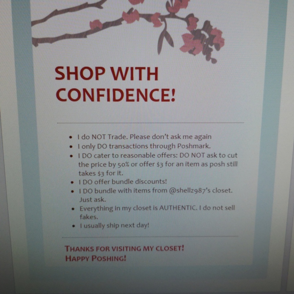 Happy poshing!